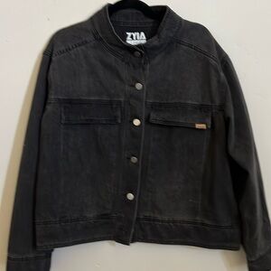 Zyia black denim jacket